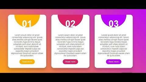 CSS Responsive CARD UI Design & Hover Effects | Html5 CSS3