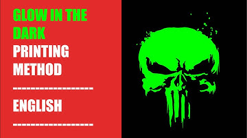 How To Do Screen Printing Glow In The Dark Ink ( ENGLISH)