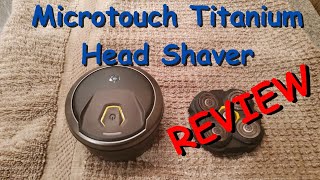 Microtouch Titanium Head Shaver Review and Demonstration