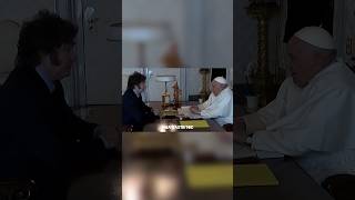 Javier Milei y el Papa Francisco se reunieron #chisme #argentina #javiermilei #papafrancisco