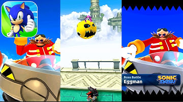 Sonic Dash Sonic VS Sir Lancelot VS Sir Galahad Android iPad iOS Gameplay HD