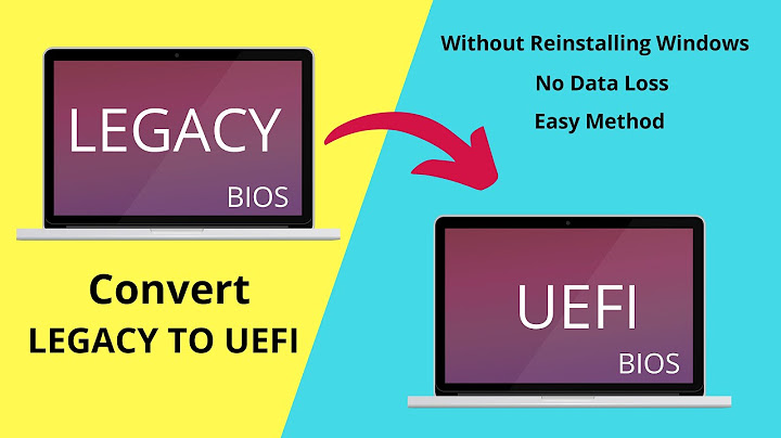 Convert LEGACY Bios to UEFI Windows 10 Without Data Loss | Without Reinstalling Windows [2021]