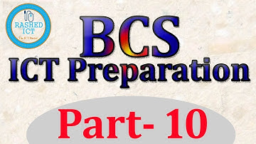 38 BCS ICT Preparation Part 10 By Rashed ICT