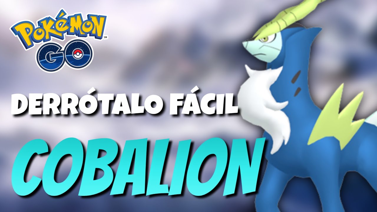 Os ataques do Cobalion para pvp Pokémon GO. 