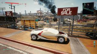 Cyberpunk 2077 - endgame netrunner killing random stuff from the car-
