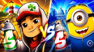 SUBWAY SURFERS 🆚 MINION RUSH | ULTIMATE ENDLESS RUNNER BATTLE 🔥😱 #gaming  screenshot 4