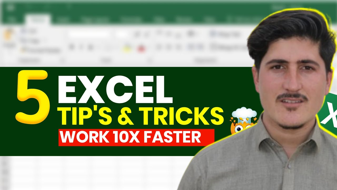 Most Important Excel Tricks And Tips to Work 10X Faster 🔥 - YouTube