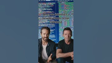 When we introduce a new developer to our codebase.
