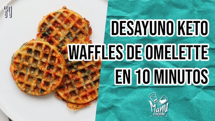 Waffle proteico: 11g de proteína, 63 calorias e low carb 🤩🧇🫰🏻 #lo