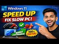 Windows 11 Slow? ⚡ 6 Secret Settings to Make Windows 11 Super Fast (100% Working)