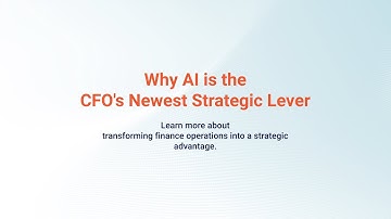 Why AI is the CFO