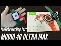 Modio 4g ultra max sim card working smartwatch  modio 4g ultra max all application working watch