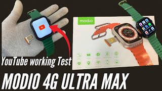 Modio 4G ultra Max SIM card working Smartwatch | modio 4g ultra max all application working watch screenshot 5