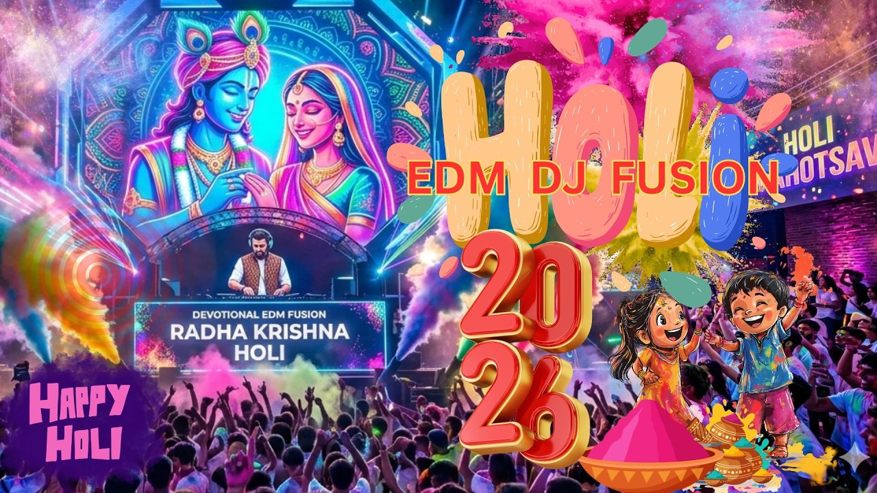 🔥 Rang Leke Khelte Remix 2026 | Hare Krishna Hare Rama EDM | Holi Party DJ Mix