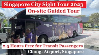 Free Singapore City Sight Tour  Changi Airport, Singapore  2.5 Hours for Transit Passengers