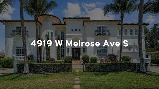 👀 Come Tour this $5,000,000 Waterfront Tampa Home at 4919 W Melrose With Mary Kelly!