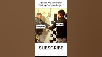 Senior VS Junior Dev Be Like #coding #python #programming #javascript #html #webdevelopment #css