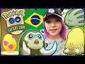 SHINY CHECKED!! BRAZIL POKÉMON GO ADVENTURE DAY 1!