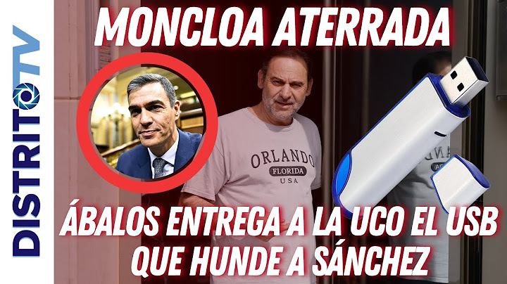 🔴ÚLTIMA HORA🔴 MONCLOA, ATERRADA, ÁBALOS ENTREGA A LA UCO EL USB QUE HUNDE A SÁNCHEZ🔴