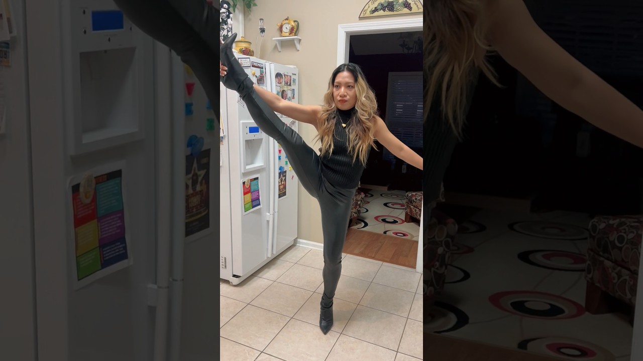 4inches Heels balance pistol squat 