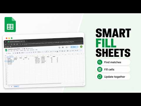 Google Sheets: How to Auto-populate Multiple Cells (Fill Connected Outputs)