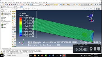 simple tensile test with abaqus