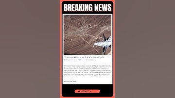 Latest News | US Drone Strike Kills Top ISIS Leader in Syria