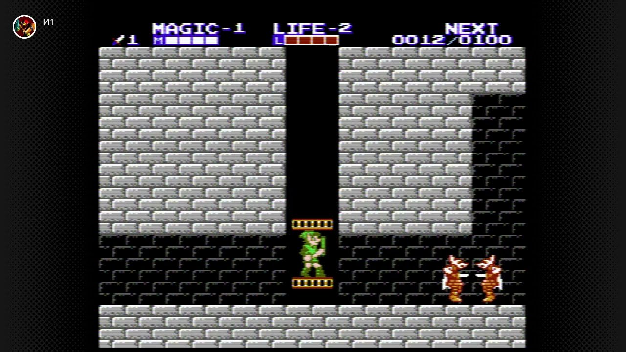 Zelda II: The Adventure of Link: elevator mechanics