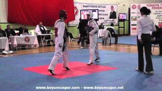 58Kg Muhammed Ozcicekciler - Umit Demirci 2011 Klupler Türkiye Tkd Şampiyonası