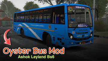 🚍 Oyster Bus ! Ashok Leyland Bs6 🔰 Released - Download Now #oyster #busmod #bussidmod