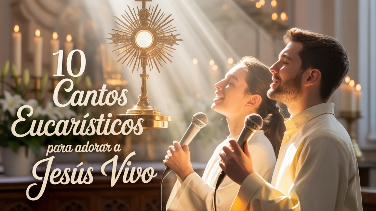 10 Cantos Eucarísticos para Adorar a Jesús Vivo | Adoración al Santísimo | Cantos Católicos