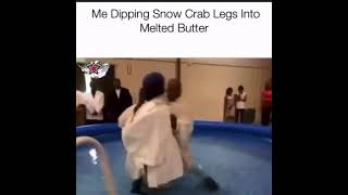 Snoop Dogg: Me Dipping Snow Crab Legs into Melted Butter