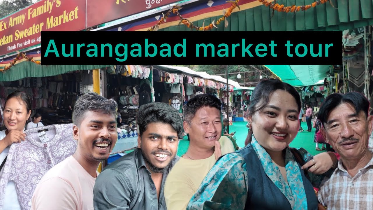 Tibetan Refugees Market Tour 2025 // Winter Collection 