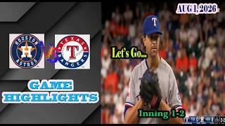 Houston Astros & Texas Rangers Inning 1-2 Game Highlights 01/8/2026-MLB Season 2026.