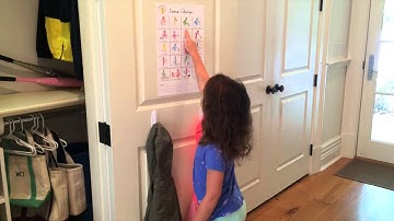 Doing your daily chores with the Kid Who Can Chore Charts!