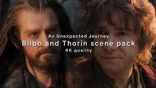 4k Bilbo & Thorin scene pack || The Hobbit An Unexpected Journey