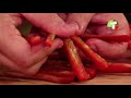 Cómo cortar el pimiento o pimentón