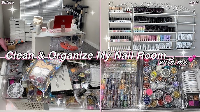 UNBOX & ORGANIZE MY NAIL STUFF WITH ME! SATISFYING ORGANIZATION +