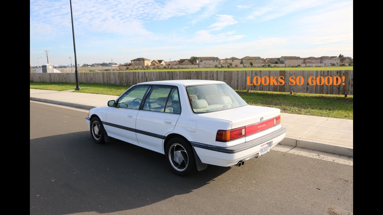 B18B Turbo EF Civic sedan wrap is done!