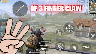 OP 3 FINGER CLAW Control Setup For Better Reflex And Quickscope | PUBG MOBILE