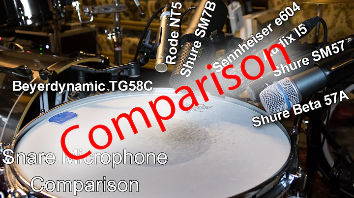 Snare Microphone Comparison: Shure, Audix, Beyerdynamic, Rode
