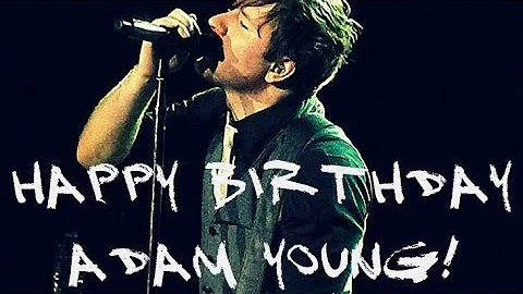 Happy Birthday Adam Young! @owlcity