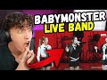 THEY SHUT THE HATERS UP! | BABYMONSTER - “SHEESH” Band LIVE Concert - REACTION