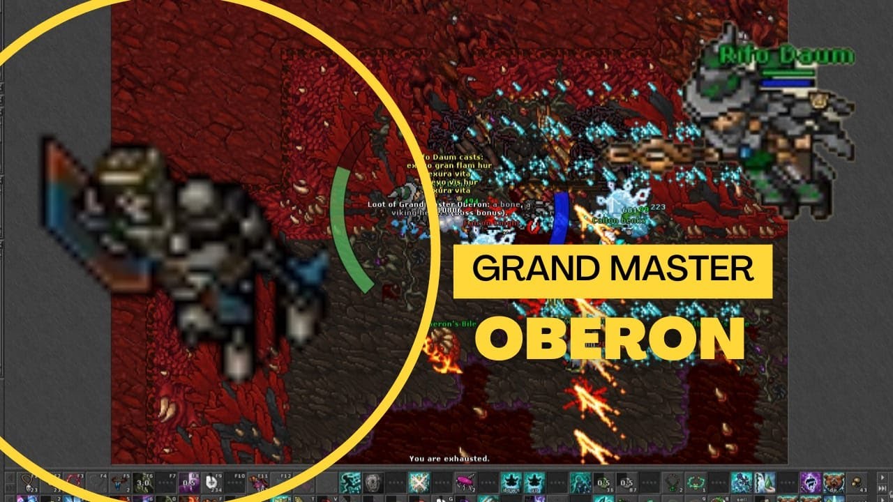 Tibiabosses.com - Grand Master Oberon with lucky loot by