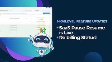 SAAS Pause Resume is Live + Re billing Status!