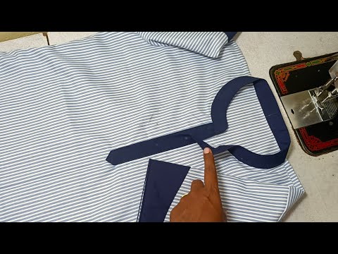 School Uniform collar neck cutting and stitching for chudithar
