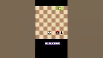 Common mistake in rook vs pawn endgame #chess #chessgame