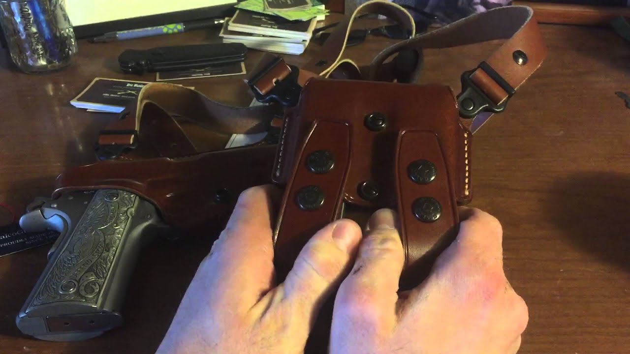 Review of Galco Miami classic shoulder holster - YouTube