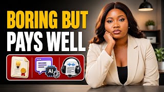 5 Boring Online Jobs That Pay Surprisingly Well  You Can Try Today