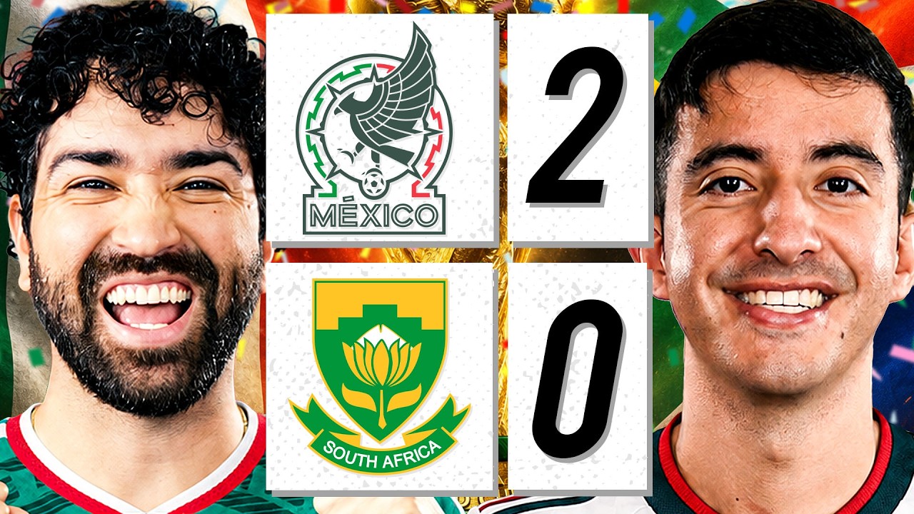 MEXICO DEFEATS SOUTH AFRICA 2-0 IN THE OPENING GAME!